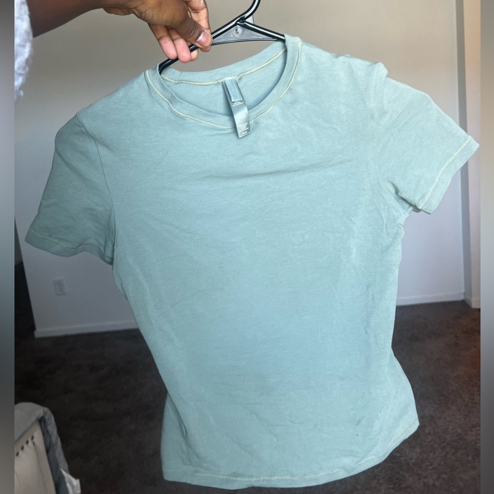 Skims Cotton Jersey Tee Shirt- size Small